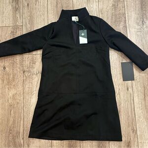 Brand new with tags small Tuckernuck Black Suede Stretch Clifton Dress orig $198